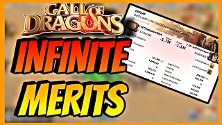 THE INFINITE MERIT BUILD for F2P| Call of Dragons