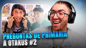 RODRIGO QUESADA REACCIONA A PREGUNTAS DE PRIMARIA A OTAKUS 2