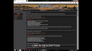 How to play GTA San Andreas Multiplayer (SA-MP)