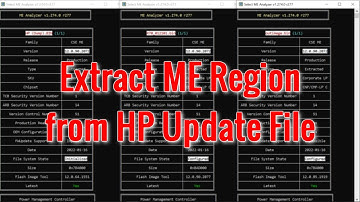 BIOS Issues | How to get Your Stock ME Region for HP Devices