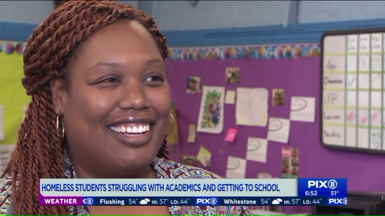 Homelessness in NYC schools impacting 100,000 NYC students - YouTube