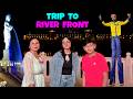 Trip to river front  travel vlog with family to kota chambal riverfront  aayu and pihu show