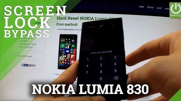 Hard Reset NOKIA Lumia 830 - how to bypass Lock Screen Pattern