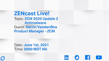 ZENcast Live! ZCM 2020 U2 AntiMalware