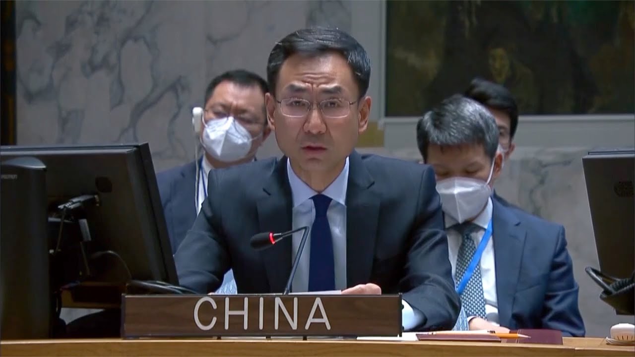 Китай готов к прямому вмешательству. Гэн Шуан ООН. Серьезный китаец. Китайские СМИ. Представитель КНР В ООН Гэн Шуан.