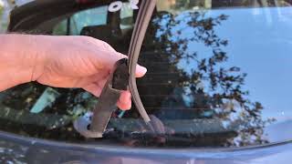 How to replace the rear windshield wiper on a 2016 Kia Forte 5.