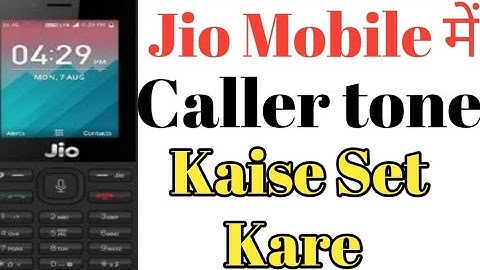 How to set Jio Tune in Jio Phone for free using JioSaavn. How to set caller Jio Tune in JioPhone