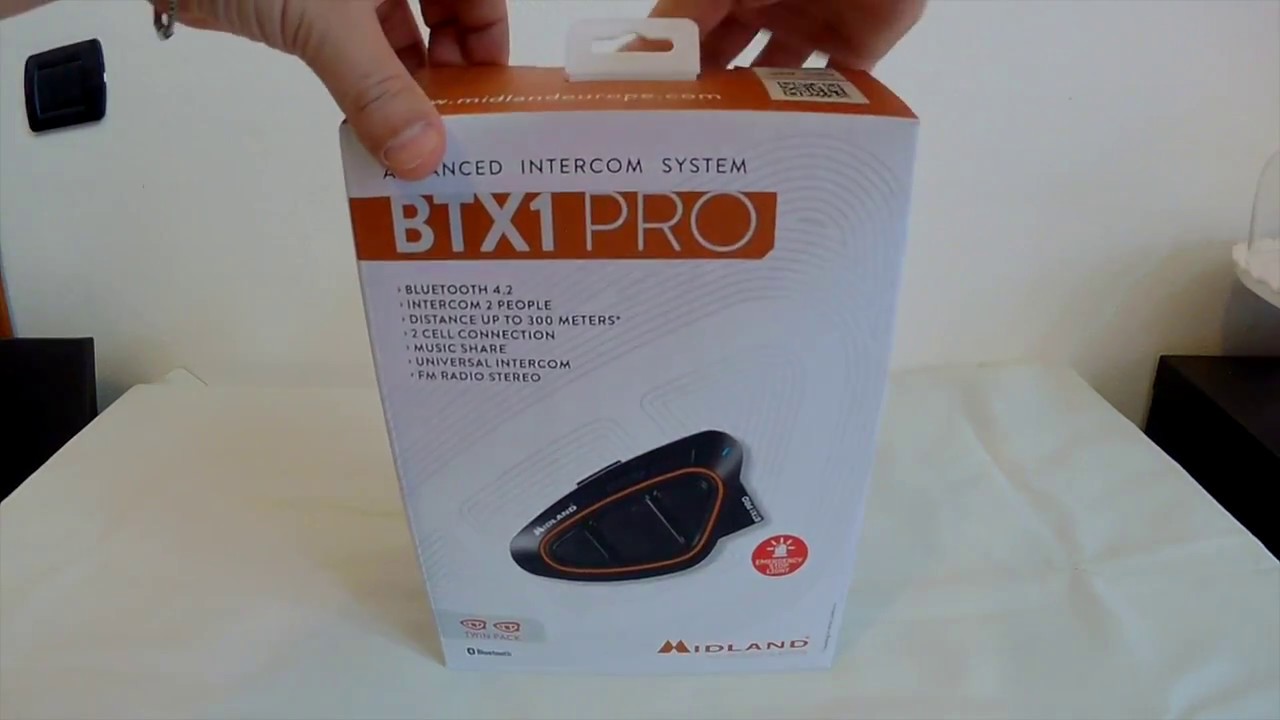 Midland BTX1 PRO ITA UNBOXING - YouTube