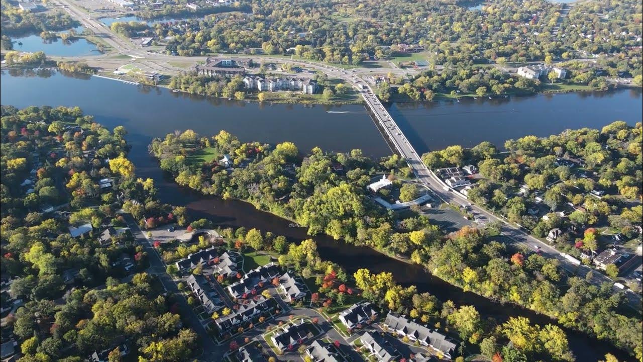 Anoka Fall Flyover Anoka, MN QCTV YouTube