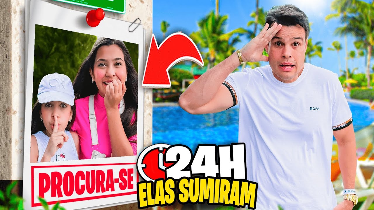 24H COM A GENTE ELAS SUMIRAM NO HOTEL *O QUE ACONTECEU ?
