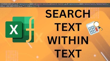 Find and count text within text using Excel functions - LEN and SUBSTITUTE