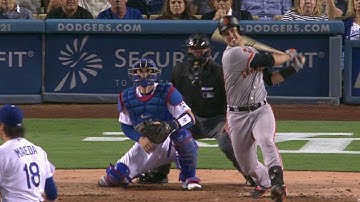 SF@LAD: Posey lines RBI single to center, plates Span