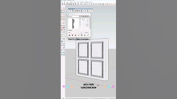 Sketchup Profile Builder 3 Tutorial || Learn by Fun #trending  #viral  #shorts