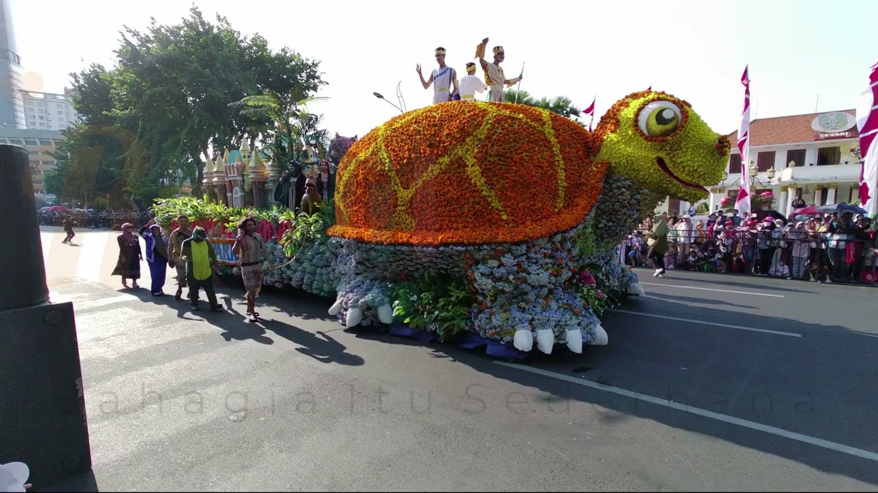 Full Video Pawai Parade Bunga Dan Budaya Surabaya Vaganza 2024 Hari Jadi Kota Surabaya 731