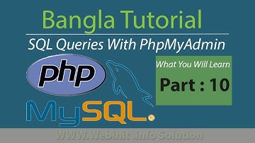 how to learn with phpmyadmin (Between Operator) || part : 10