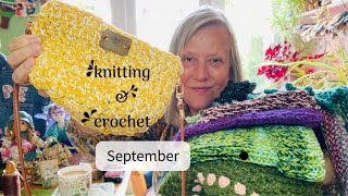 crochet simple bag knit one skein projects DIY labels September