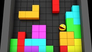Pacman 3D in Tetris