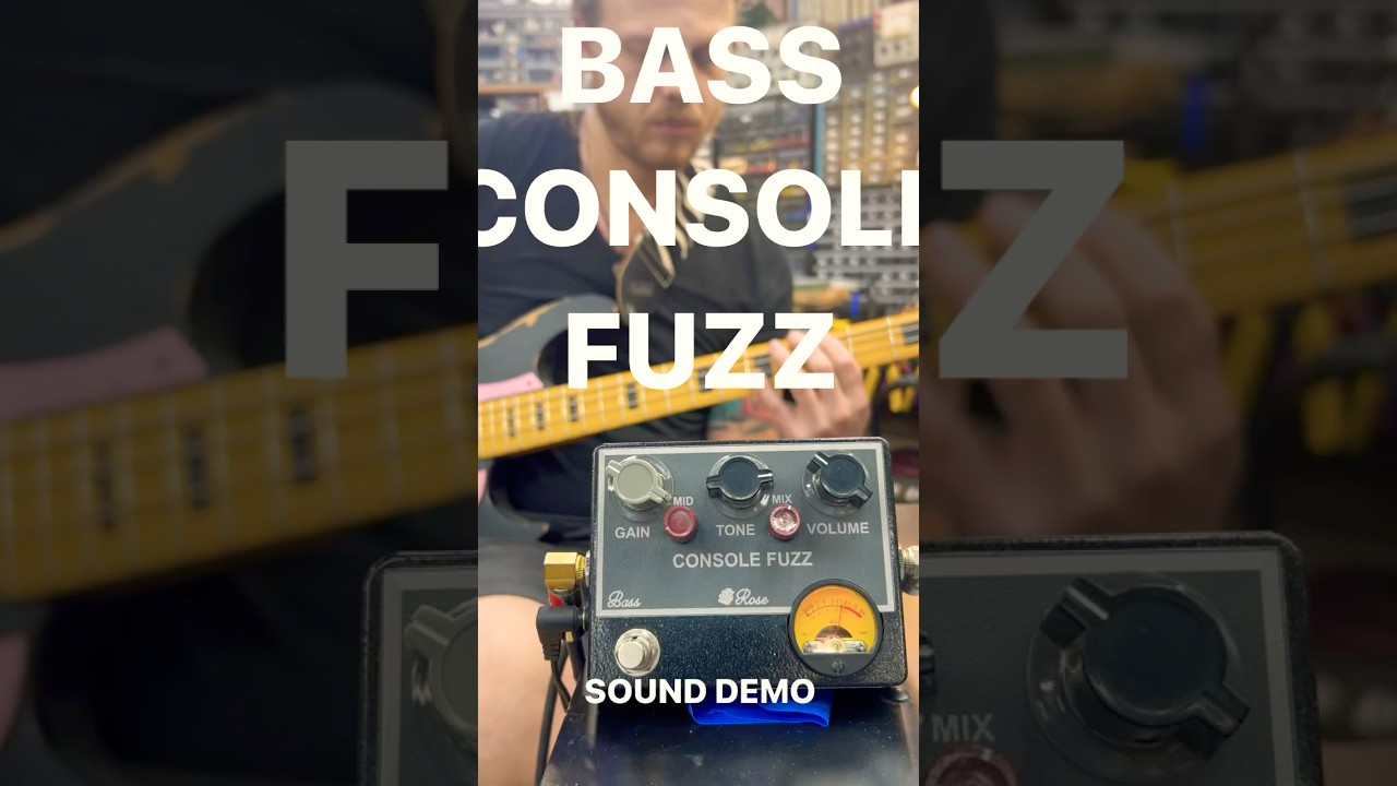 Rose Electric Audio Bass Console Fuzz Effects Pedal | Rose
