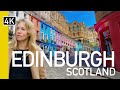 [4K] Edinburgh, Scotland | Evening walking tour of Edinburgh City Centre