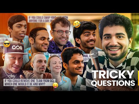 Samay Raina and his tricky questions to Grischuk, Gukesh, Pragg, Levon and more