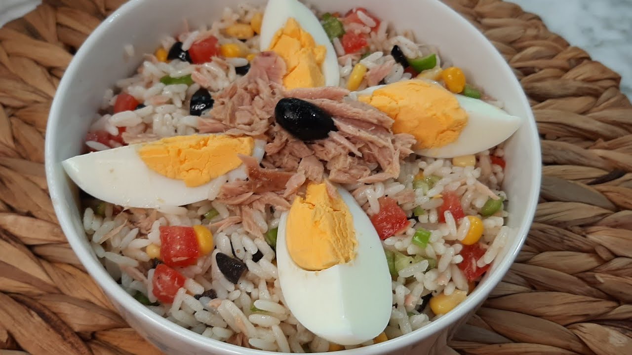 سلاطة روز تونسية 🇹🇳 كعبة كعبة salade de riz tunisienne