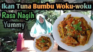Resep Ikan Tuna Bumbu Woku-woku Kas Manado Ala Rahmawati kitchen