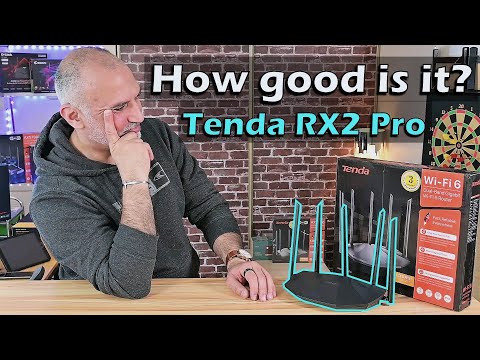 WIFI 6 on a budget  - Tenda RX2 Pro review, speed and range test - Affordable WIFI 6 router
