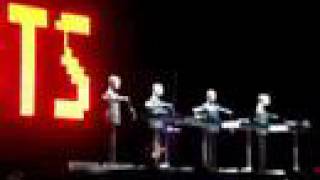 KRAFTWERK performing "We Are The Robots" at COACHELLA 2008