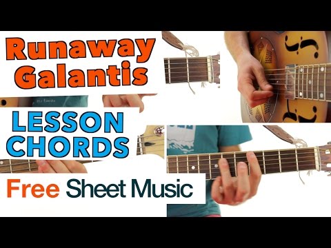 ► Runaway - Galantis ★ Guitar Lesson ★ Tutorial ★ CHORDS