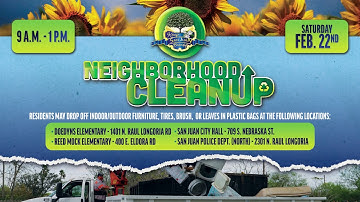 City of San Juan Neighborhood Cleanup - February 22, 2020