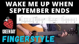 Fingerstyle: Wake me up When September Ends - Green Day | Akustik Gitarre Tutorial