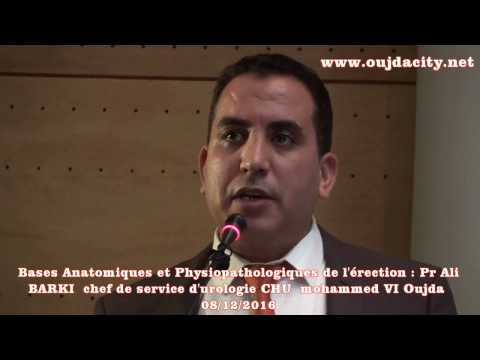 Bases Anatomiques et Physiopathologiques de l'érection : Pr Ali BARKI