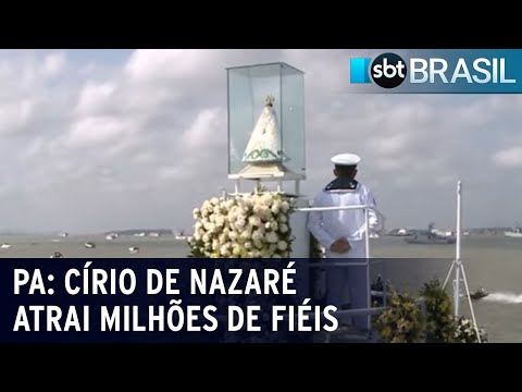 Milhões acompanham o Círio de Nazaré, uma das maiores festas do Brasil | SBT Brasil (07/10/23)