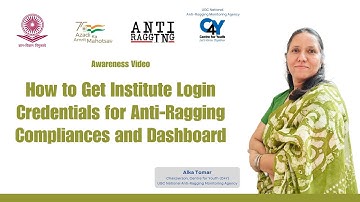 UGC Anti-Ragging Monitoring Agency | Hoe u uw Anti-Ragging-inloggegevens voor het instituut kunt ...