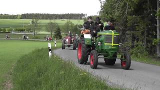 alte Traktoren, Geroldsgrün, Oldtimer Traktortreffen 17.5.2015, Rundfahrt