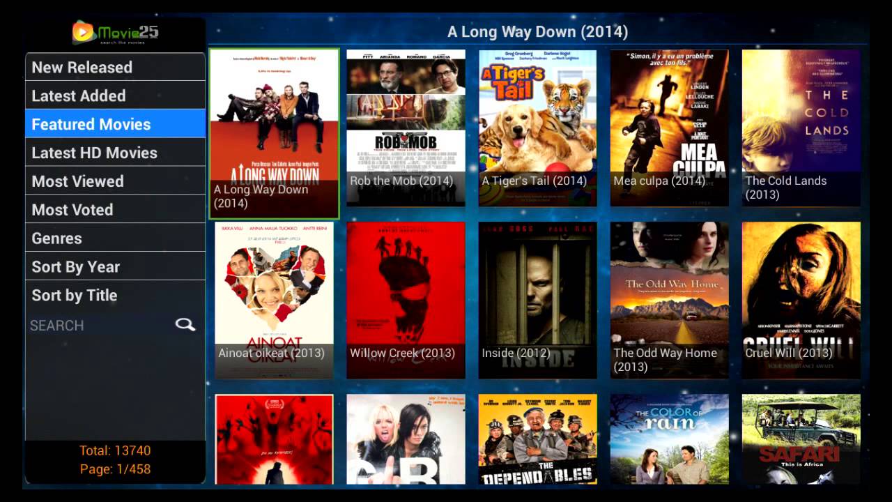Featured movies. Add a / afterwards.