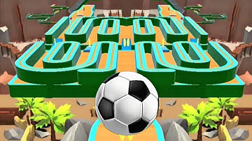 Sky Rolling Ball 3D - All level Gameplay Walkthrough Android iOS (level 276-278)