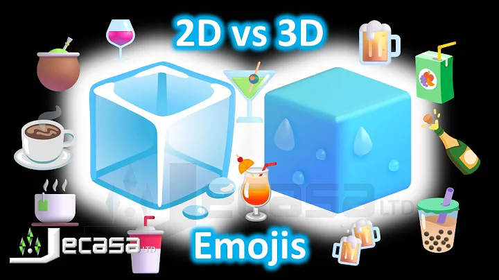 Emoji Meanings, 2D vs 3D Emojis, Part 22 - Drinks | Noto vs Fluent Emojis | English Vocabulary