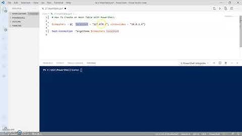 How To Create a Hash Table With PowerShell