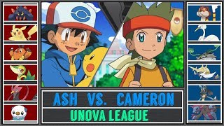 Ash vs. Cameron (Pokémon Sun\/Moon) - Unova League Quarterfinal