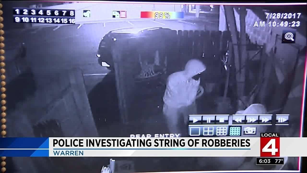 Police investigating string of robberies - YouTube
