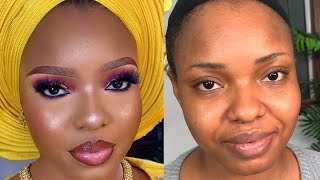 MAKEUP AND GELE TRANSFORMATION TUTORIAL