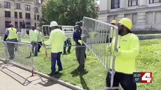 ‘It’s about time’: Barricades removed from outside City Hall