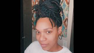 How to style Locs w/o a re-twist