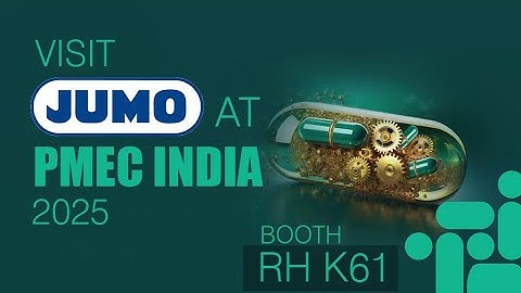 Visit JUMO India at PMEC India 2025 | Booth RH K61