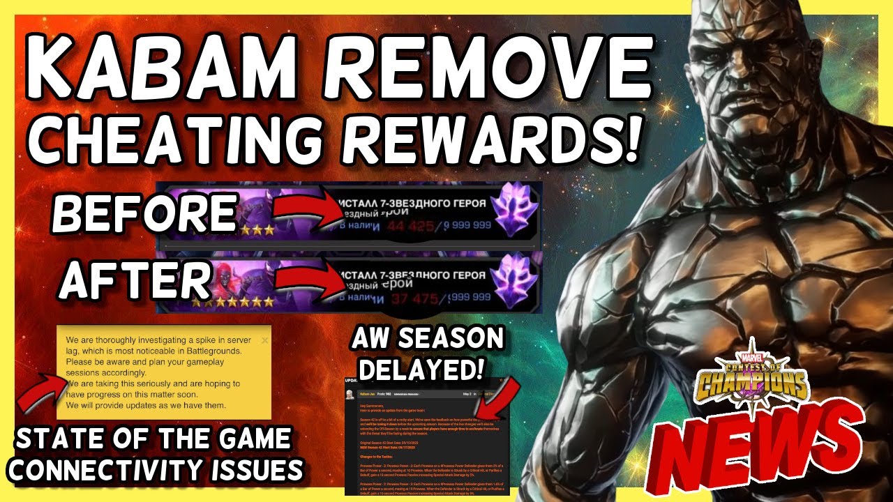 Kabam Take on Cheaters by Removing 7 Star Shards! State of Game AW