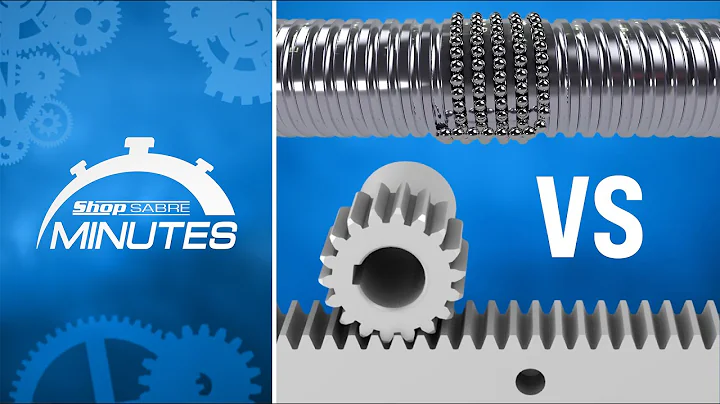 Rack & Pinion VS Ball Screw - ShopSabre Minutes