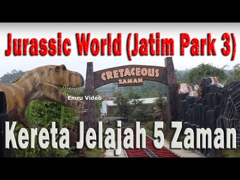 Jurassic World (Jatim Park 3) - Naik Kereta Jelajah 5 Zaman Dinosaurus #1