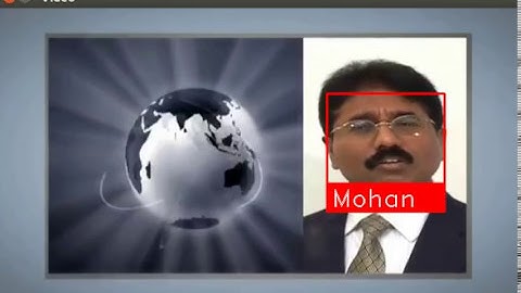 AI Demo - face recognition in video