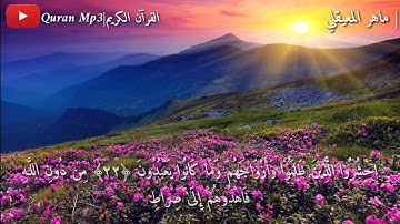 الشيخ. ماهر المعيقلي || ماتيسر من سورة الصافات